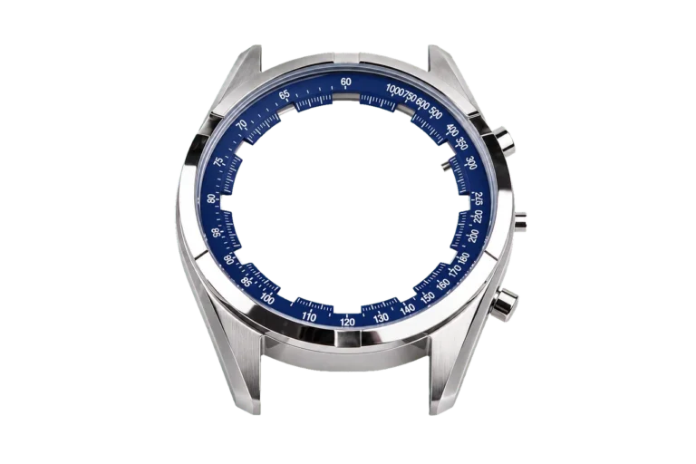 BLUE SCALE BEZEL WATCH CASE