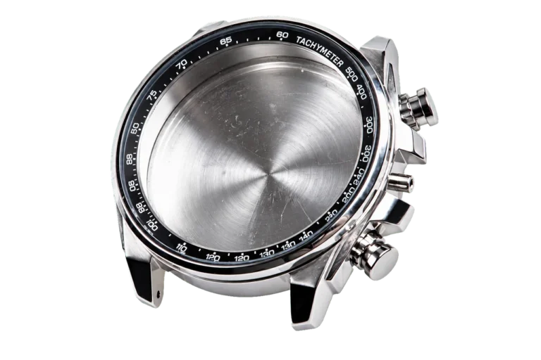 BLACK SCALE ROUND WATCH CASE